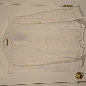 Men’s Fall Slubbed Cotton Casual Shirt L